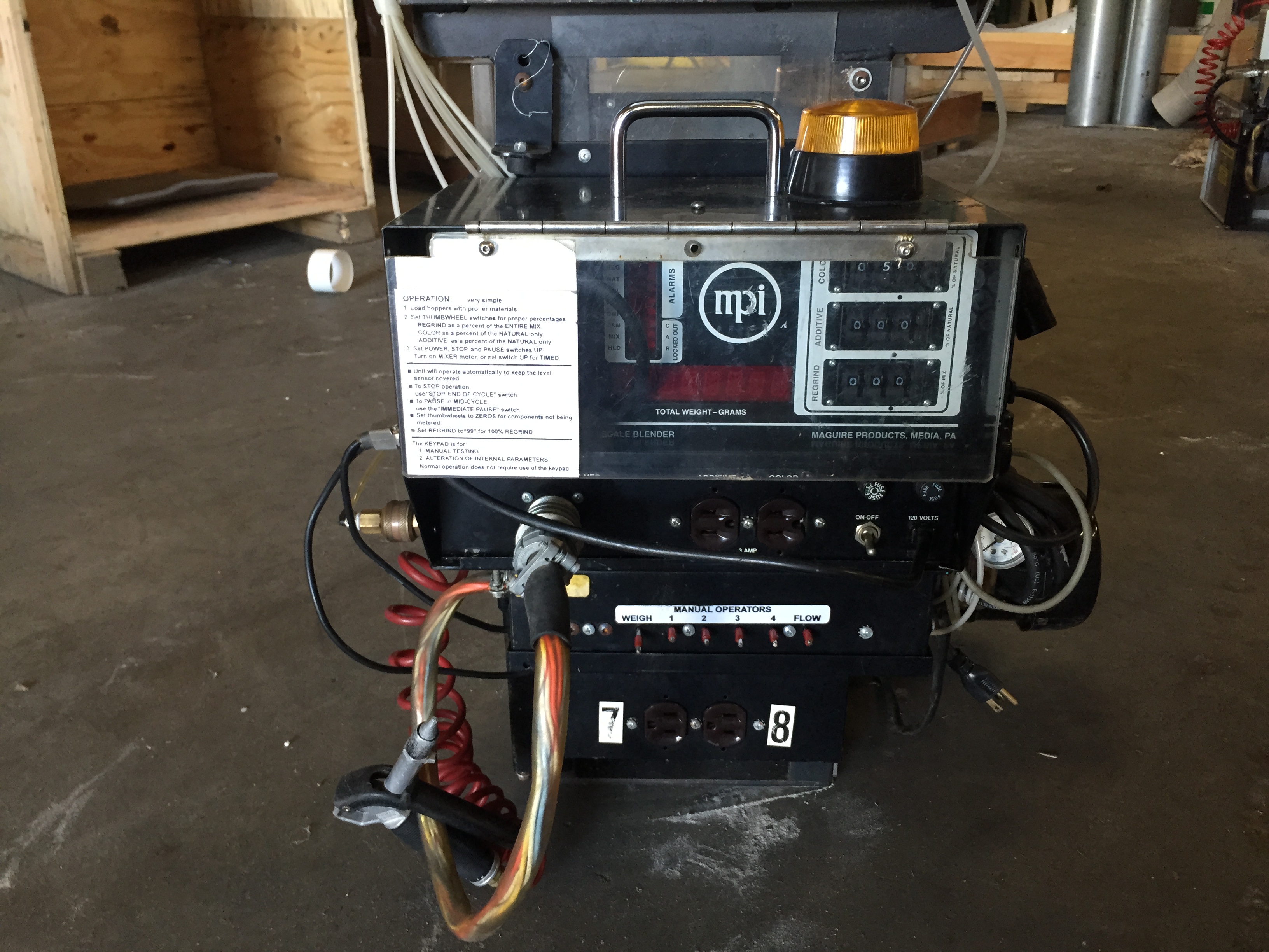 Maguire Model WSB 440 Weigh Scale Blender International Packaging Company