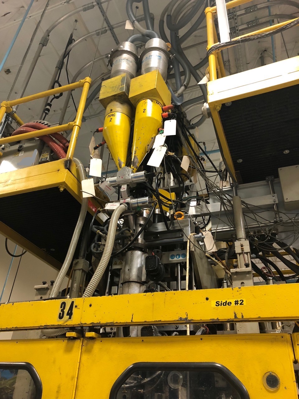 Bekum Model BM705D CoEx Continuous Extrusion Blow Molding Machine