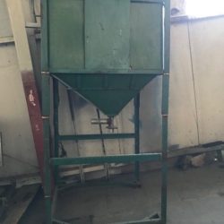 Plastic Surge Bin with Metal Stand