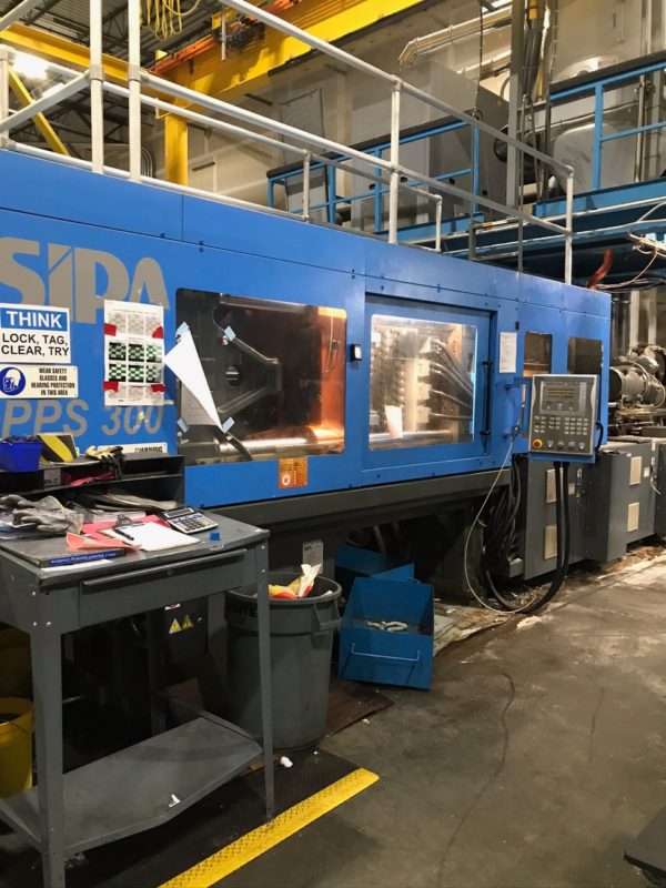 SIPA Model PPS 300 Injection Molding Machines