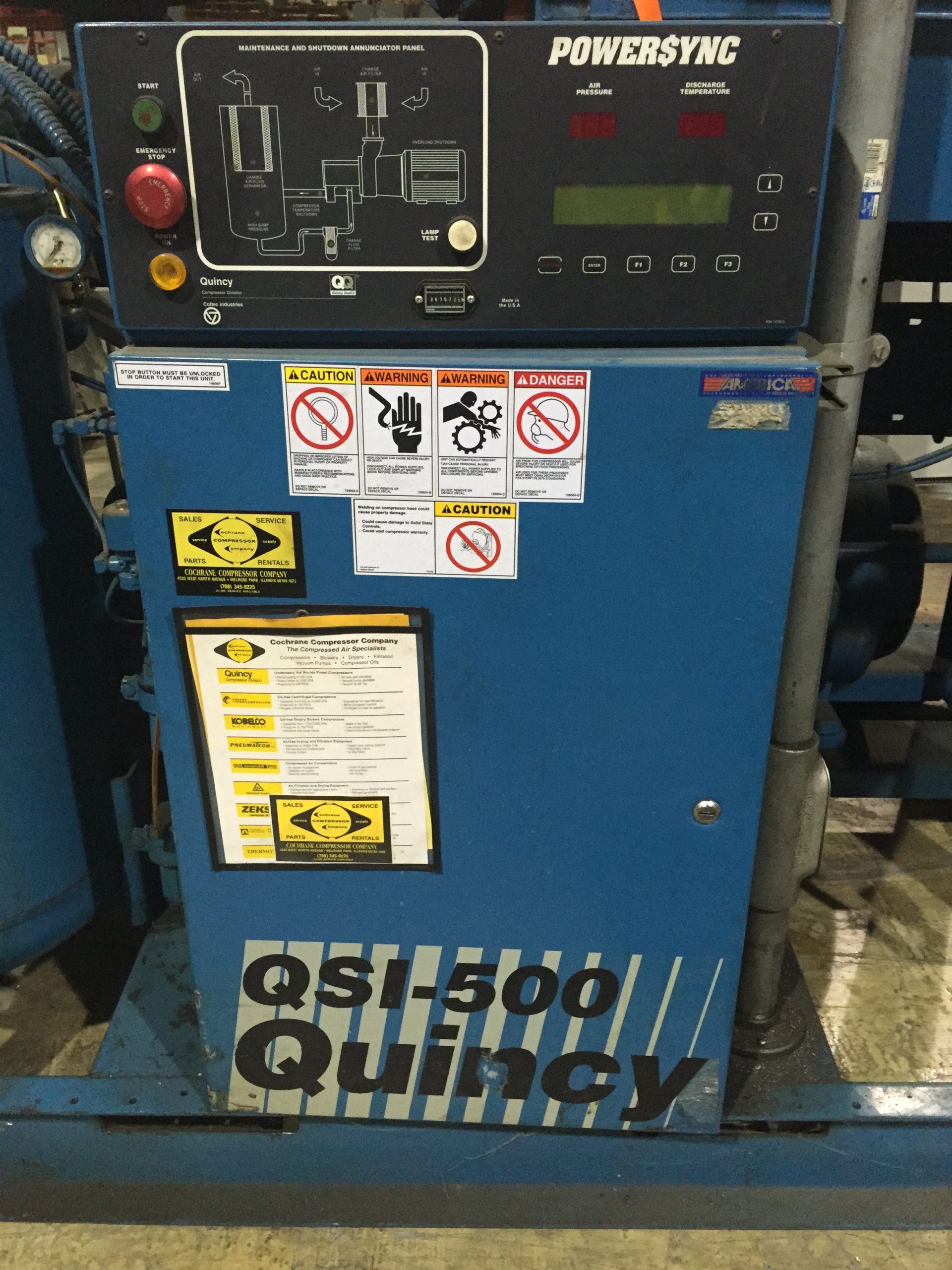 Details about   Quincy Air Compressor Push Button Siemens Start Button for QSI-500 