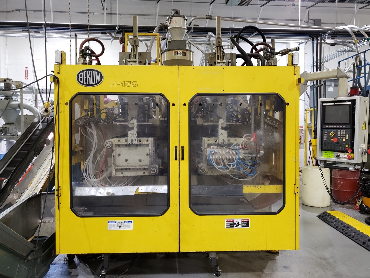 Bekum Model H155 Continuous Extrusion Blow Molding Machine