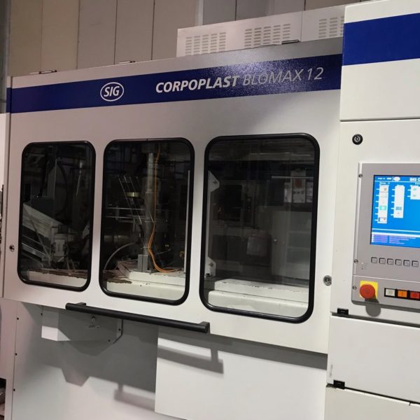 SIG Corpoplast Model Blowmax 12 PET Reheat Stretch Blow Molding Machine