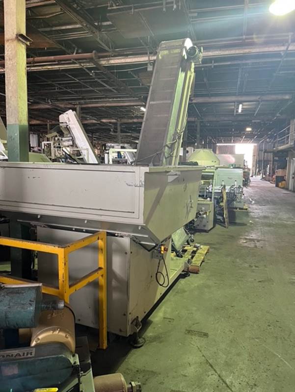 Sidel SBO 6/4 PET preform hopper and elevator