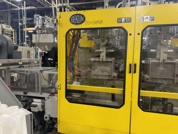 Bekum Model H-155- HC Continuous Extrusion Blow Molding Machine