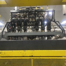 Uniloy Model 350 R3 (6) Head Reciprocating Screw Blow Molding Machine