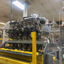 Uniloy Model 350 R4 (6) Head Reciprocating Screw Blow Molding Machine (Complete Line)