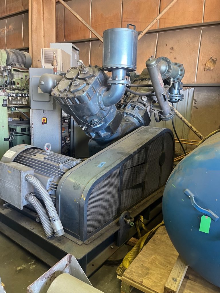 Belliss and Morcom Model VH15 H3N High Pressure Air Compressor